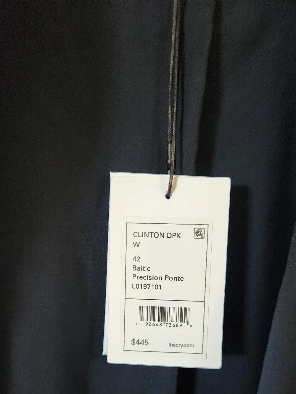 Theory Men's Clinton Blazer  In Precision Ponte Blazer